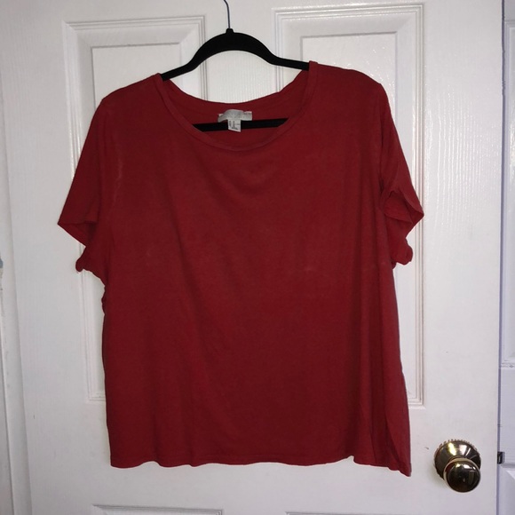 Forever 21 Tops - Orange-Red Tee